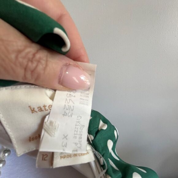 Kate Spade Green Wrap Dress - Picture 7 of 7